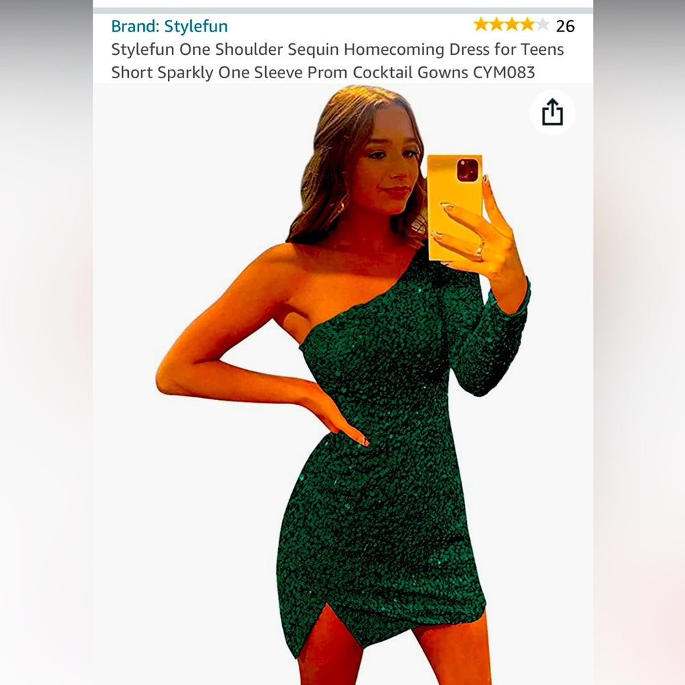 Stylefun One shoulder Homecoming/Semi forma